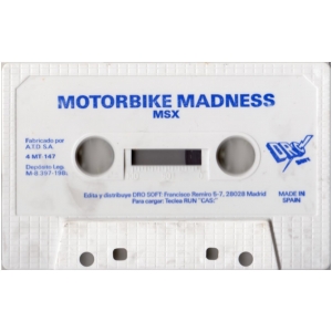Motorbike Madness (1988, MSX, Mastertronic, Binary Design, Ltd)