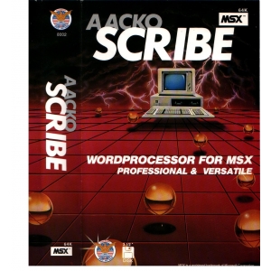 Aacko SCRIBE (1986, MSX, MSX2, Aackosoft)