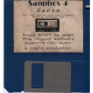 Sampbox 4 macro (1992, MSX2, Maarten Loor)