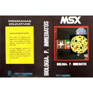 Biología - Principios inmediatos (1985, MSX, Biosoft)