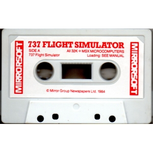 737 Flight Simulator (1984, MSX, Salamander Software)