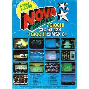 Nova Games #13 (1987, MSX, Editions Fermont)