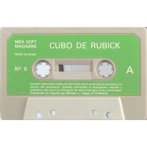 Cubik (1985, MSX, Juan Carlos Sacristan)
