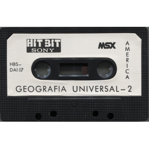 Geografia Universal 2 (Asia/América) (1986, MSX, DAI)