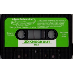 3D Knockout (1985, MSX, Alligata)