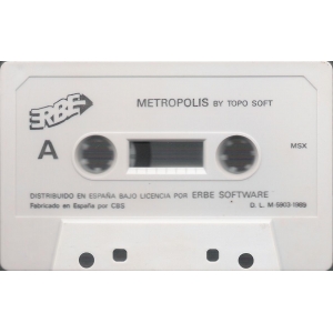 Metropolis (1989, MSX, Topo Soft)