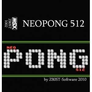 NeoPONG512 (2010, MSX, Z80ST-Software)