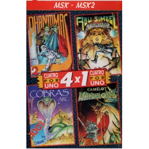4x1 Cuatro por Uno (1988, MSX, Dinamic)