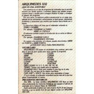Arquí­medes XXI (1987, MSX, Dinamic)