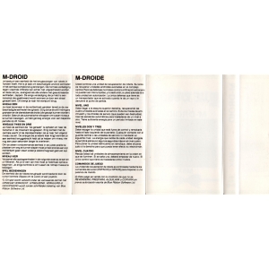 M-Droid (1986, MSX, Blue Ribbon Software)