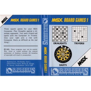 MSX Board Games 1 (1985, MSX, Orpheus)