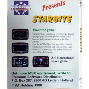 Starbite (1988, MSX, Eurosoft)