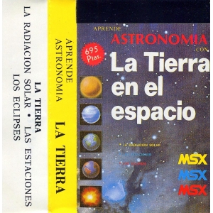 Aprende astronomía con La Tierra en el espacio (1986, MSX, Grupo de Trabajo Software (G.T.S.))