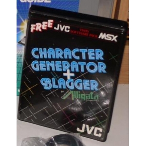Character Generator + Blagger (1985, MSX, Victor Co. of Japan (JVC))