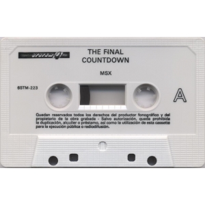 Final Countdown (1988, MSX, Eurosoft)