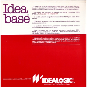 Idea Base (1986, MSX, Idealogic)