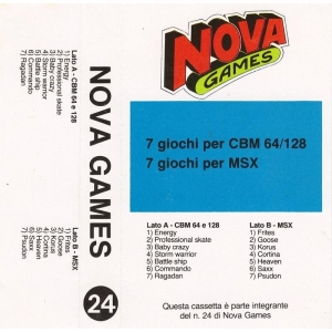 Nova Games #24 (1988, MSX, Editions Fermont)