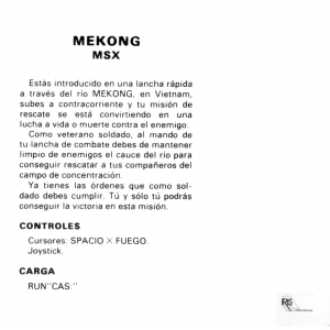 Mekong (1988, MSX, Genesis Soft)