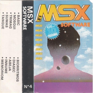 MSX Software Nº4 (1985, MSX, Grupo de Trabajo Software (G.T.S.))