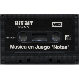 Música en Juego I - Notas (1986, MSX, DAI)