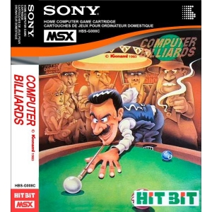 Computer Billiards (1983, MSX, Konami)