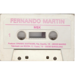 Fernando Martí­n Basket Master (1986, MSX, Dinamic)