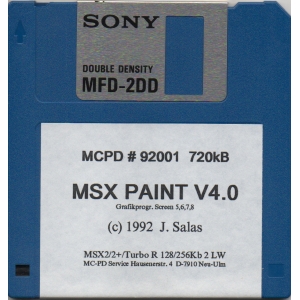MSX Paint IV (1992, MSX2, Juan Salas)