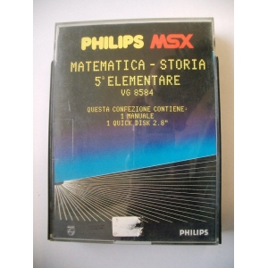 Matematica - Storia 5a Elementare (MSX, Philips Italy)