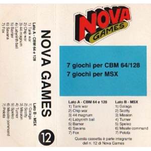 Nova Games #12 (1987, MSX, Editions Fermont)