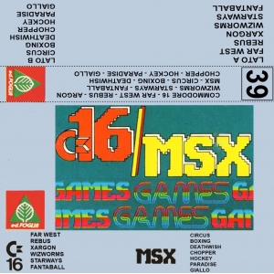 C16/MSX 39 (1990, MSX, Gruppo Editoriale International Education)