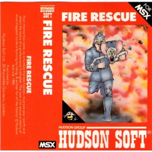Fire Rescue (1984, MSX, Hudson Soft)
