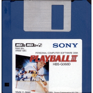 Playball III (1989, MSX2, KLON)