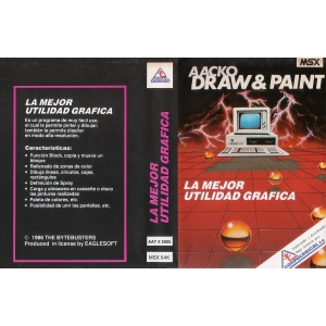 Aacko Draw & Paint (1986, MSX, The Bytebusters)