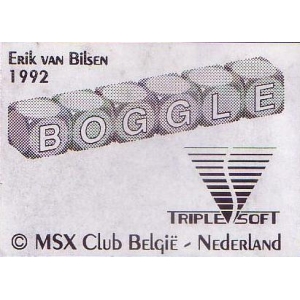 Boggle (1992, MSX2, Triple Soft)
