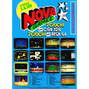 Nova Games #28 (1989, MSX, Editions Fermont)