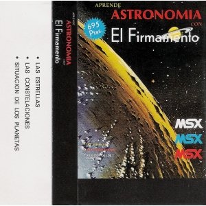Aprende astronomía con El Firmamento (1986, MSX, Grupo de Trabajo Software (G.T.S.))