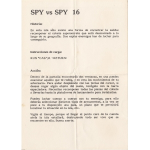 Spy vs Spy II - The Island Caper (1987, MSX, First Star Software)