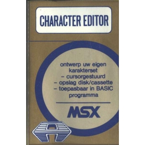 Character Editor (1985, MSX, Aackosoft Edusystems)
