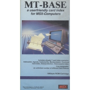 MT-Base (1985, MSX, Micro Technology)