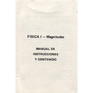 Física I - Magnitudes (1986, MSX, DAI)