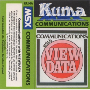 Communications with VIEWDATA (1984, MSX, Kuma Computers)
