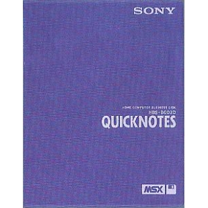 Quicknotes (1985, MSX, COSMUT-C)