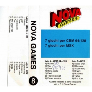 Nova Games #08 (1987, MSX, Editions Fermont)
