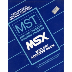 MSX Mailer/Address Book (1985, MSX, MST Consultants)