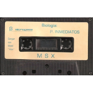 Biología - Principios inmediatos (1985, MSX, Biosoft)