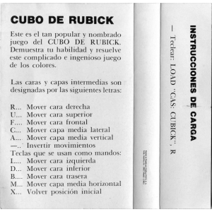 Cubik (1985, MSX, Juan Carlos Sacristan)
