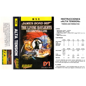 The Living Daylights (1987, MSX, Walking Circles Software)