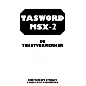 Tasword MSX-2 (1986, MSX2, Filosoft, Tasman)