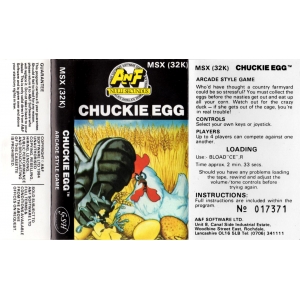 Chuckie Egg (1984, MSX, A&F Software)