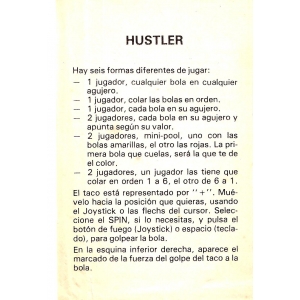 Hustler (1984, MSX, Bubble Bus)